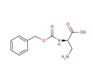 Z-D-Dap-OH (CAS 62234-37-1) - chemical structure image