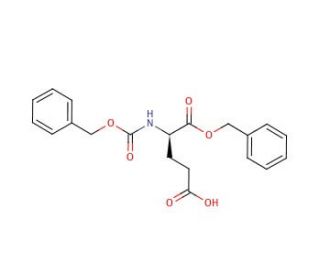 Z-D-Glu-OBzl (CAS 65706-99-2) - chemical structure image