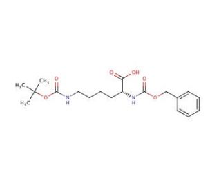Z-D-Lys(Boc)-OH (CAS 66845-42-9) - chemical structure image