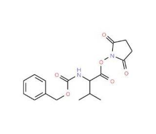 Z-D-valine N-hydroxysuccinimide ester (CAS 4467-55-4) - chemical structure image
