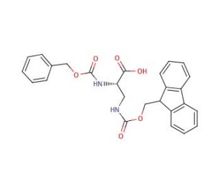 Z-Dap(Fmoc)-OH (CAS 142855-80-9) - chemical structure image