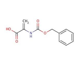 Z-dehydro-Ala-OH (CAS 39692-63-2) - chemical structure image