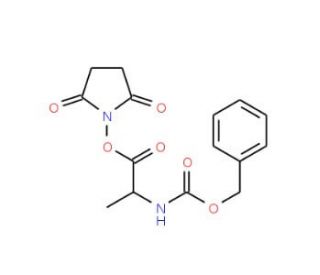 Z-DL-alanine-N-hydroxysuccinimide ester (CAS 73488-77-4) - chemical structure image