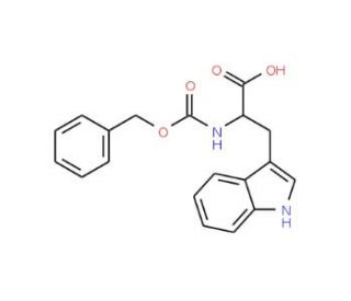 Z-DL-tryptophan (CAS 13058-16-7) - chemical structure image