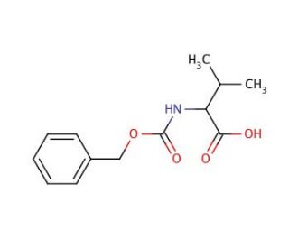 Z-DL-Val-OH (CAS 3588-63-4) - chemical structure image