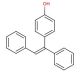 (Z,E)-1,2-Diphenyl-1-(4-hydroxyphenyl)ethene (CAS 82925-28-8) - chemical structure image
