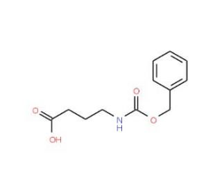 Z-&gamma;-aminobutyric acid (CAS 5105-78-2) - chemical structure image