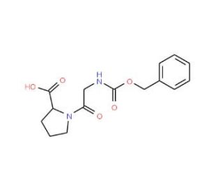 Z-Gly-Pro-OH (CAS 1160-54-9) - chemical structure image
