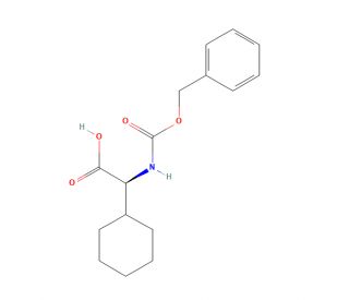 Z-L-2-cyclohexylglycine (CAS 69901-75-3) - chemical structure image