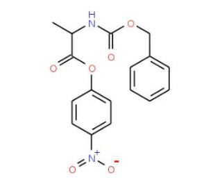Z-L-Ala-ONp (CAS 1168-87-2) - chemical structure image