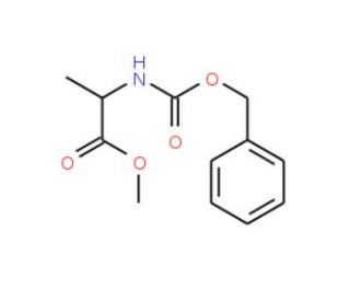Z-L-alanine methyl ester (CAS 28819-05-8) - chemical structure image