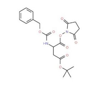 Z-L-Asp(tBu)-OSu (CAS 3338-32-7) - chemical structure image