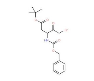 Z-L-aspartic acid beta-tert-butyl ester bromomethylketone (CAS 153088-76-7) - chemical structure image