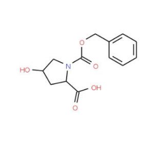 Z-L-cis-Hyp-OH (CAS 13504-86-4) - chemical structure image