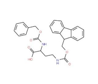 Z-L-Dab(Fmoc)-OH (CAS 151132-82-0) - chemical structure image