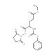Z-L-glutamic acid gamma-methyl ester alpha-N-hydroxysuccinimide ester (CAS 39538-31-3) - chemical structure image