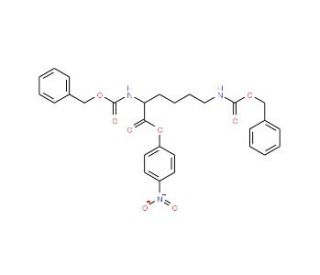 Z-L-Lys(Z)-ONp (CAS 2116-82-7) - chemical structure image
