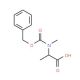 Z-L-MeAla-OH (CAS 21691-41-8) - chemical structure image