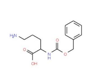 Z-L-Orn-OH (CAS 2640-58-6) - chemical structure image