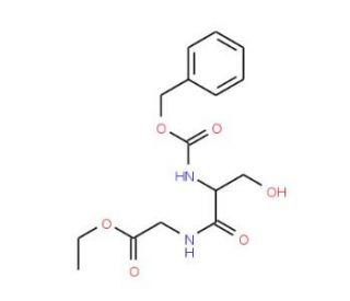 Z-L-seryl-L-glycine ethyl ester (CAS 4526-93-6) - chemical structure image