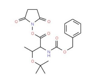 Z-L-Thr(tBu)-OSu (CAS 10068-65-2) - chemical structure image