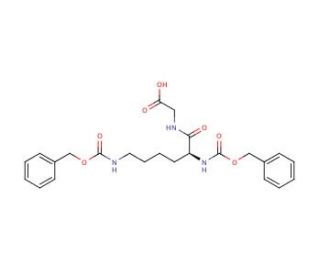 Z-Lys(Z)-Gly-OH (CAS 37941-54-1) - chemical structure image