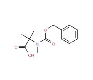 Z-N-methyl-alpha-aminoisobutyric acid (CAS 144332-60-5) - chemical structure image