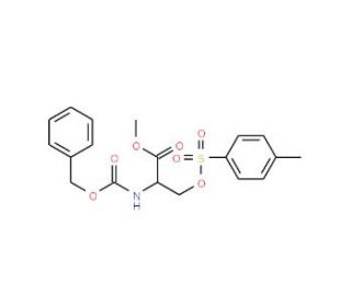 Z-O-4-toluenesulfonyl-L-serine methyl ester (CAS 1492-52-0) - chemical structure image