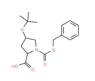 Z-O-tert-butyl-L-4-hydroxyproline (CAS 85201-91-8) - chemical structure image