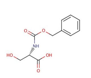 Z-Ser-OH (CAS 1145-80-8) - chemical structure image