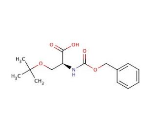 Z-Ser(tBu)-OH (CAS 1676-75-1) - chemical structure image