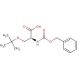 Z-Ser(tBu)-OH (CAS 1676-75-1) - chemical structure image