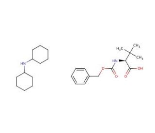 Z-Tle-OH (dicyclohexylammonium) salt (CAS 62965-37-1) - chemical structure image