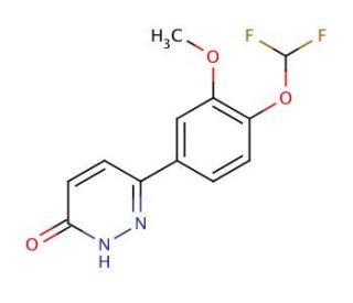 Zardaverine (CAS 101975-10-4) - chemical structure image