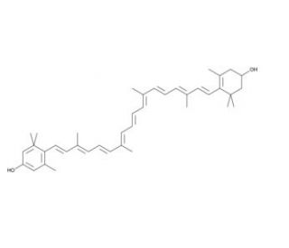 Zeaxanthin (CAS 144-68-3) - chemical structure image
