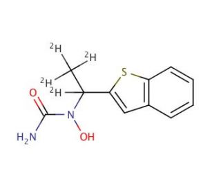 Zileuton-d4 (CAS 1189878-76-9) - chemical structure image