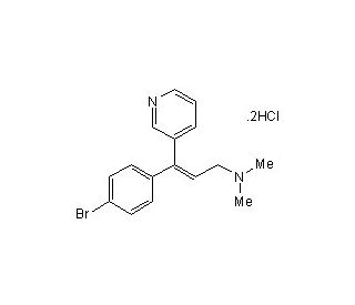 Zimelidine dihydrochloride (CAS 61129-30-4) - chemical structure image