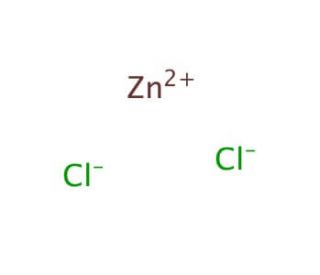 Zinc chloride (CAS 7646-85-7) - chemical structure image