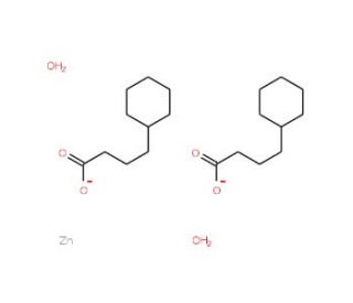 Zinc cyclohexanebutyrate dihydrate (CAS 38582-18-2) - chemical structure image