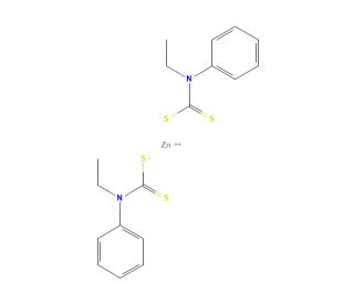 Zinc N-Ethyl-N-phenyldithiocarbamate (CAS 14634-93-6) - chemical structure image