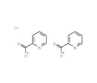 Zinc picolinate (CAS 17949-65-4) - chemical structure image