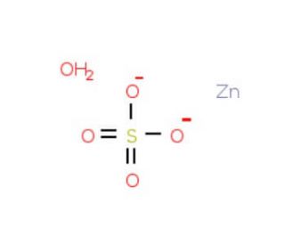 Zinc Sulfate Monohydrate (CAS 7446-19-7) - chemical structure image
