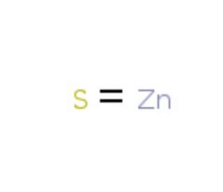 Zinc Sulfide nanopowder (<350 nm particle size) (CAS 1314-98-3) - chemical structure image