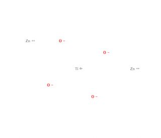 Zinc titanium oxide (CAS 12036-69-0) - chemical structure image