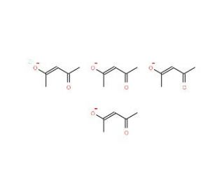 Zirconium(IV) acetylacetonate (CAS 17501-44-9) - chemical structure image