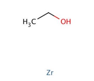 Zirconium(IV) ethoxide (CAS 18267-08-8) - chemical structure image