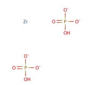 Zirconium(IV) hydrogenphosphate (CAS 13772-29-7) - chemical structure image