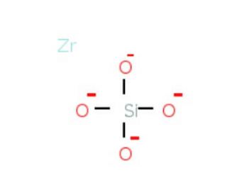 Zirconium silicate (CAS 10101-52-7) - chemical structure image