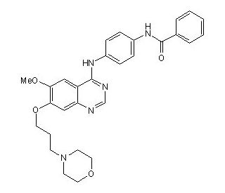 ZM-447439 (CAS 331771-20-1) - chemical structure image