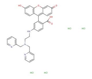 ZnAF-2 tetrahydrochloride (CAS 321859-11-4) - chemical structure image